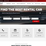 auto rental website design orange county