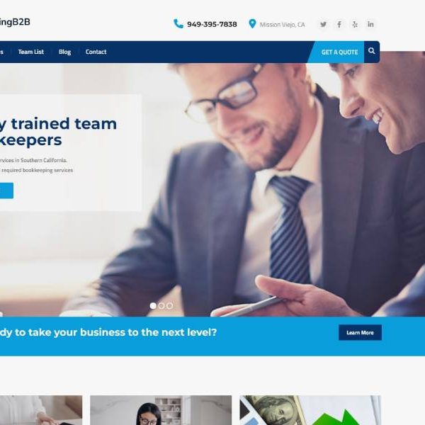 Bookkeeping Website Design Orange County