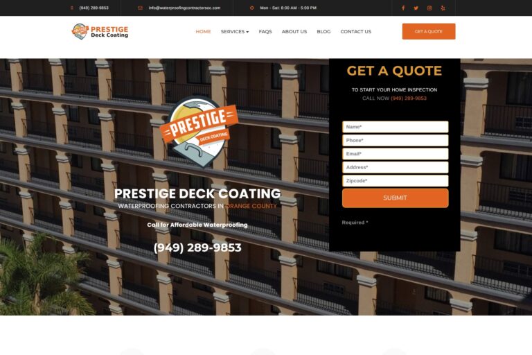 contractor website design