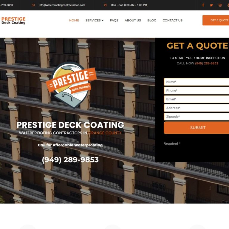 contractor website design