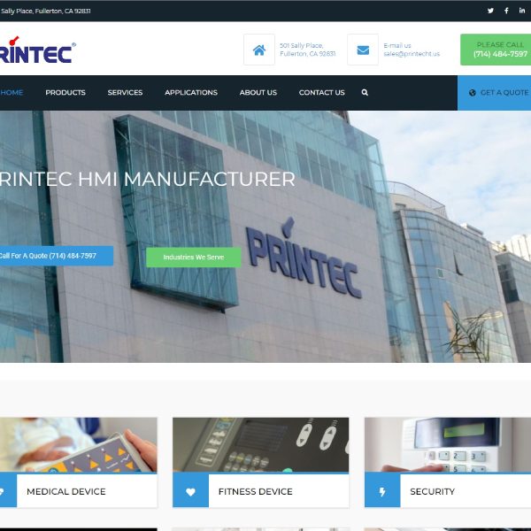 manufacturer website design orange county