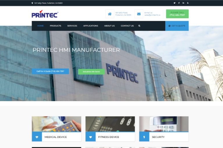 manufacturer website design orange county