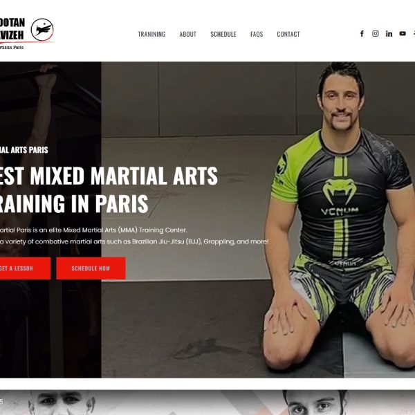 personal training website design orange county
