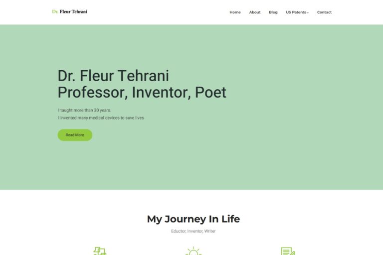 biography website design orange county