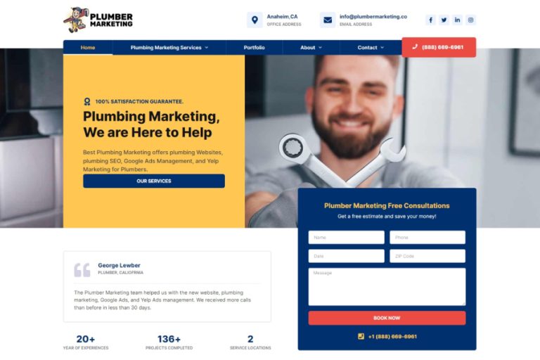 marketing website design orange county