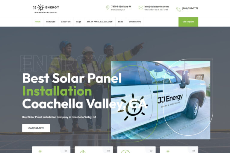 Electrician Website Design