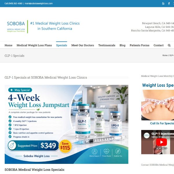 medical weight loss website marketing